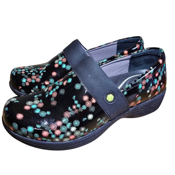 Dansko Work Wonders Shoes Size 36, US 5.5-6 Slip-Resistant, Polkadots, Camellia - Picture 5 of 7